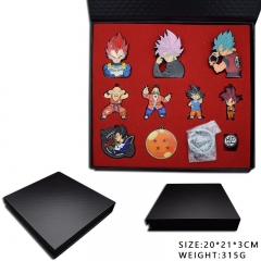 2 Styles Dragon Ball Z Cartoon Cosplay Alloy Necklace+Keychain+Ring (10pcs/set)
