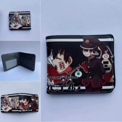 7款花子君 动漫全彩PU丝印二折短款卡包皮夹钱包 11X9.5CM 60G