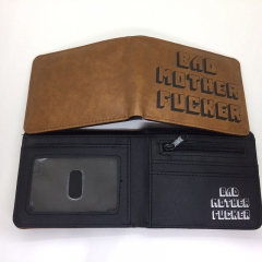Bad Mother Fucker PU Coin Purse Anime Wallet