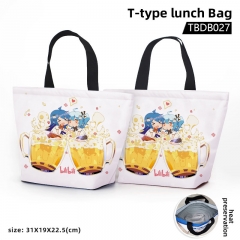 5 Styles Bilibili Nylon Material Aluminum Foil Single Hand Bag Anime Bento Bag