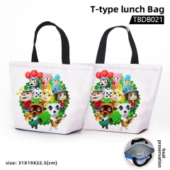 Animal Crossing: New Horizons Nylon Material Aluminum Foil Single Hand Bag Anime Bento Bag