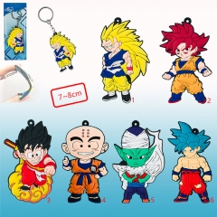 Dragon Ball Z Two Sides Soft PVC Anime Keychain