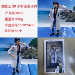 海贼王GK 小罗医生手办 现货 产品高19cm 重量0.33kg 彩盒规格15*8*24cm 每件装66个