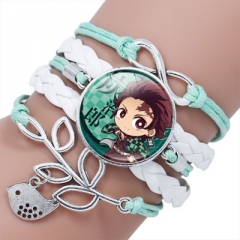 12 Styles Demon Slayer: Kimetsu no Yaiba Multilayer PU Anime Bracelet
