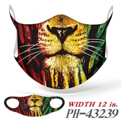 20 Styles Animal and Skull Mask Ice fabric Anime Print Mask