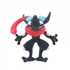 28CM Pokemon Greninja Cartoon For Kids Collectible Doll Anime Plush Toy