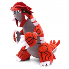30CM Pokemon Groudon Cartoon For Kids Collectible Doll Anime Plush Toy