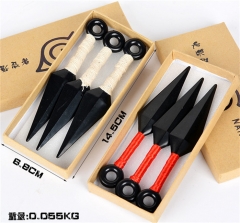 2 Styles Naruto Kunai WeaponCrafts Plastic Anime Toys （3pcs/set）