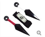 Naruto Kunai + Headband Weapon Crafts Plastic Anime Toys