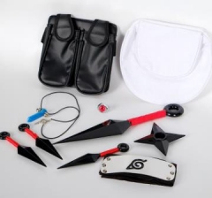 Naruto Weapon Pack Kunai + Headband + Necklace + Ring+ Shuriken Plastic Anime Toys