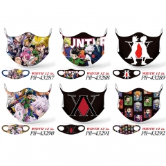 6 Styles Hunter x Hunter Anime Mask Ice fabric Anime Print Mask