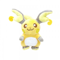 10CM Pokemon Raichu Cartoon Character For Kids Collectible Doll Anime Plush Toy