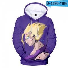 11 Styles Dragon Ball Z Cartoon Designs 3D Printing Anime Hooded Hoodie