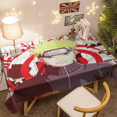 11 Styles Naruto Polyester Printed Waterproof 3D Anime Tablecloth Cover