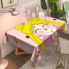 17 Styles Pretty Soldier Sailor Moon Polyester Printed Waterproof 3D Anime Tablecloth Cover