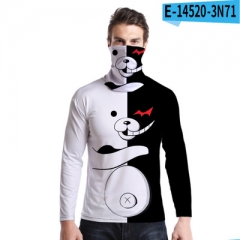 15 Styles Danganronpa: Trigger Happy Havoc Cartoon Anime Long Shirt with Turban