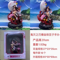 鬼灭之刃 GK 暴雪祢豆子(不发光) 盒装手办雕像 高31cm 1箱16个