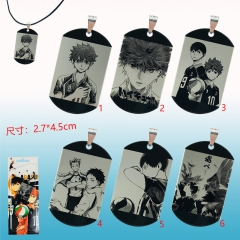 6 Styles Haikyuu Cartoon Character Alloy Anime Necklace
