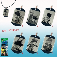 6 Styles HUNTER×HUNTER Cartoon Character Alloy Anime Necklace
