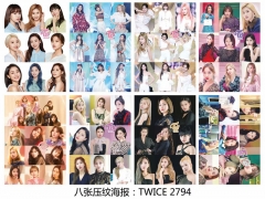 5套起批 2974 TWICE 8张海报
