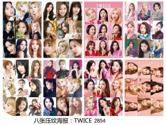 5套起批 2854 TWICE 8张海报
