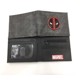 Deadpool Cartoon Pattern PU Coin Purse Anime Wallet