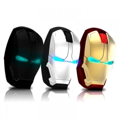 3 Styles Iron Man Mouse Wireless Mouse Gaming Mouse gamer Mute Button Silent Click 800/1200/1600 / 2400DPI Adjustable computer mice