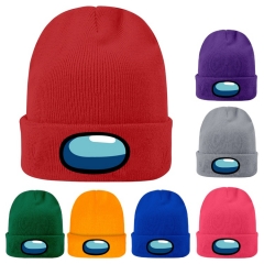 16 Styles Among us Popular Game Winter Knitted Colorful Warm Hat
