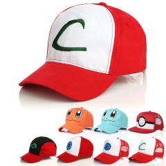 5 Styles Pokemon Anime Hat Baseball Cap
