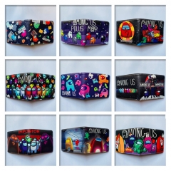 15 Styles Among Us Hot Game Cosplay Coin Purse Anime Short Wallet