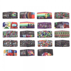 17 Styles Among Us Game PU Purse Anime Short Coin Wallet
