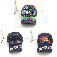 3 Styles Among Us Hot Game Pattern Canvas Hat Anime Baseball Cap