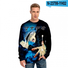 8 Styles jujutsu kaisen Cosplay 3D Digital Print Long Sleeve T shirt