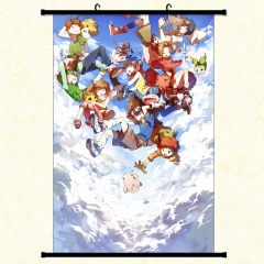 Pokemon Cartoon Wallscrolls Waterproof Anime Wallscrolls 30*45cm 60*40cm 60*90cm
