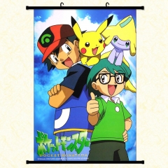 Pokemon Cartoon Wallscrolls Waterproof Anime Wallscrolls 30*45cm 60*40cm 60*90cm