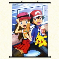 Pokemon Cartoon Wallscrolls Waterproof Anime Wallscrolls 30*45cm 60*40cm 60*90cm