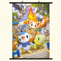 Pokemon Cartoon Wallscrolls Waterproof Anime Wallscrolls 30*45cm 60*40cm 60*90cm