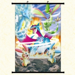 Pokemon Cartoon Wallscrolls Waterproof Anime Wallscrolls 30*45cm 60*40cm 60*90cm