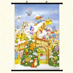 Pokemon Cartoon Wallscrolls Waterproof Anime Wallscrolls 30*45cm 60*40cm 60*90cm