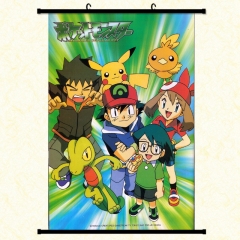 Pokemon Cartoon Wallscrolls Waterproof Anime Wallscrolls 30*45cm 60*40cm 60*90cm