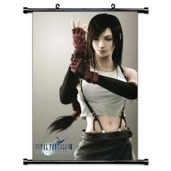 Final Fantasy Tifa Lockhart Cartoon Wallscrolls Waterproof Anime Wallscrolls 60*40cm 60*90cm