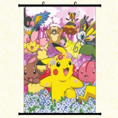 Pokemon Cartoon Wallscrolls Waterproof Anime Wallscrolls 30*45cm 60*40cm 60*90cm