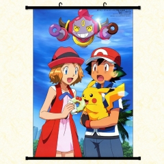 Pokemon Cartoon Wallscrolls Waterproof Anime Wallscrolls 30*45cm 60*40cm 60*90cm