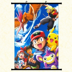 Pokemon Cartoon Wallscrolls Waterproof Anime Wallscrolls 30*45cm 60*40cm 60*90cm