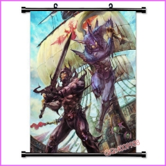 最终幻想卷轴画  Final Fantasyi挂画批发 漫展挂画批发