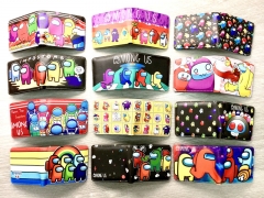 21 Styles Among Us Cartoon PU Folding Purse Anime Short Wallet