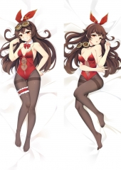 2 Styles Genshin Impact Sexy Girl Body Bolster Soft Long Print Sexy Girl Pattern Pillow 50*150cm