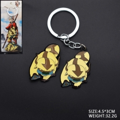 2 Styles Avatar: The Last Airbender Cartoon Cosplay Decorative Alloy Anime Keychain+Brooch