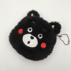 11cm Kumamon Cute For Kids Anime Plush Coin Wallet Purse (10pcs/set)