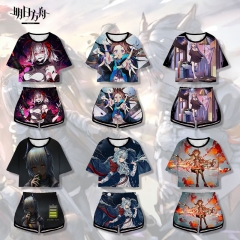 28 Styles Arknights T-shirt and Shorts Set